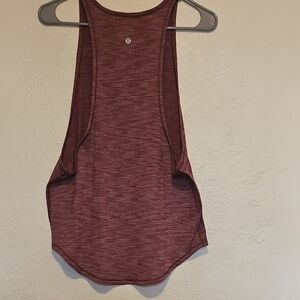 Lululemon Cardio Squad Tank II Heathered Ruby